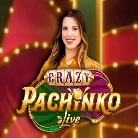 Crazy Pachinko logo – Live Casino by Evolution at SlotsGem Casino