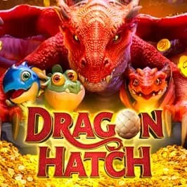 Logo of Dragon Hatch from PG Soft at SlotsGem Casino