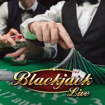 Live Blackjack casino game by Evolution – featured logo at SlotsGem Casino