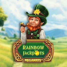 Rainbow Jackpots Megaways logo by Red Tiger Gaming SlotsGem Casino
